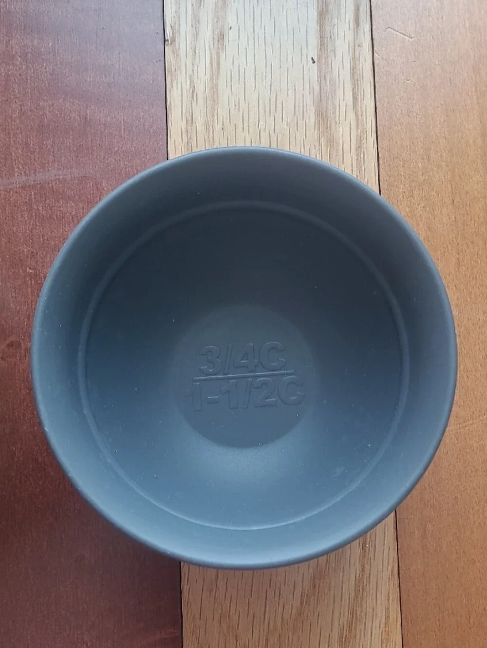 Food Network Stackable Green and Gray Measuring Nesting Mixing Bowls